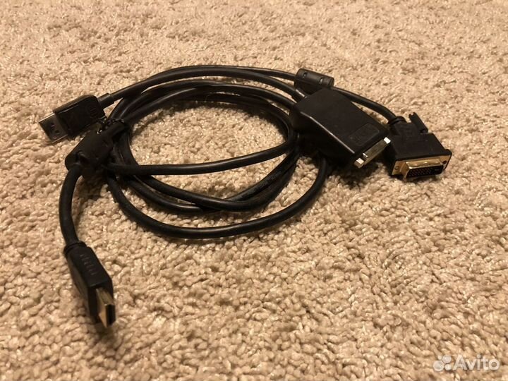 Интерфейсные кабели DisplayPort, DVI, Firewire