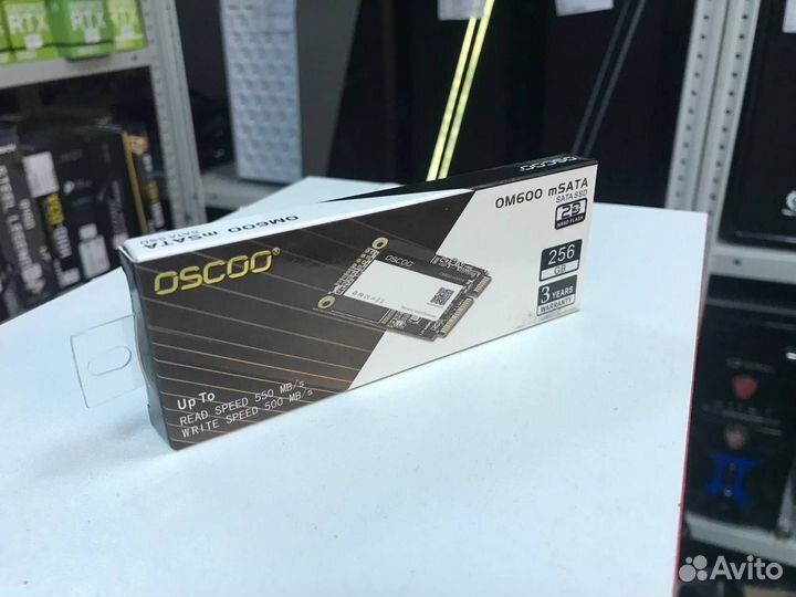 Накопитель msata Oscoo 256 Gb Новый