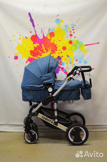 Детская коляска 2 в 1, новые