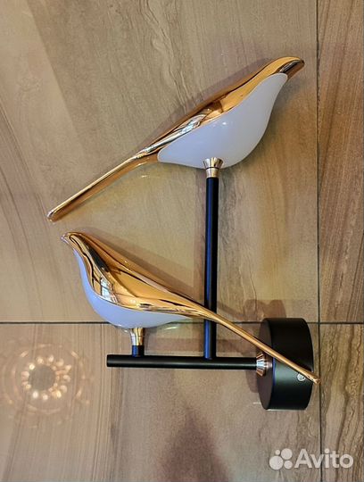 Светильник, настольная лампа, торшер с птицей Nomi