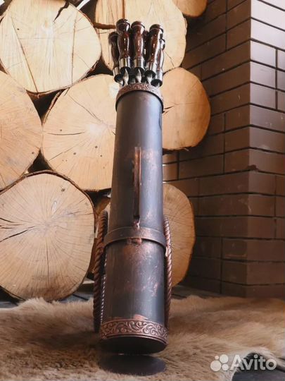 Кованая подставка для шампуров 