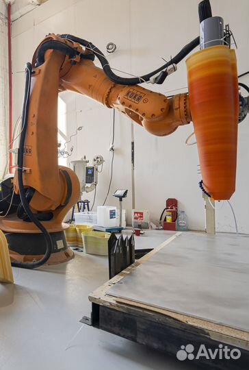 Печать на 3D принтере и роботе-манипуляторе Kuka