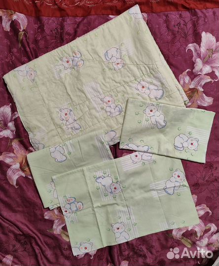 Постельное белье с одеялом детское