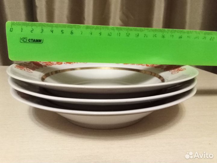 Тарелки глубокие фарфор фаянс СССР
