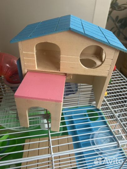 Клетка для грызунов с большим колесом