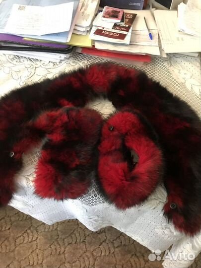 Воротник + опушка на рукава