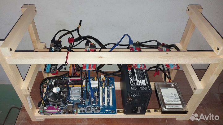 Корпус тушка риг для майнинг фермы