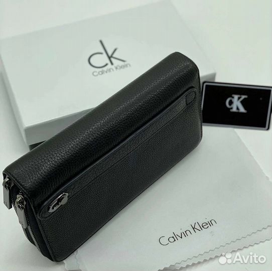 Мужское кожаное портмоне Calvin Klein