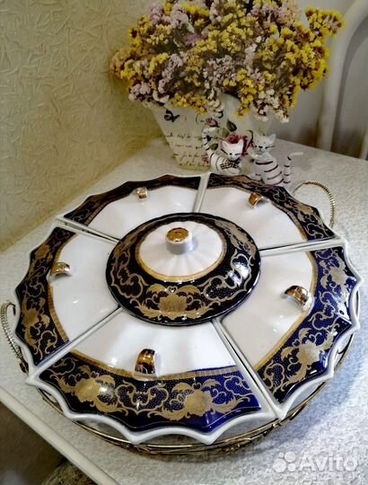 Менажница керамическая