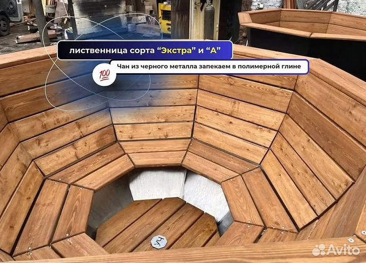 Банный чан из нержавеющей стали за 15-25 дней