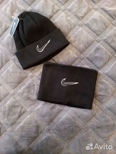 Шапка и снуд мужской