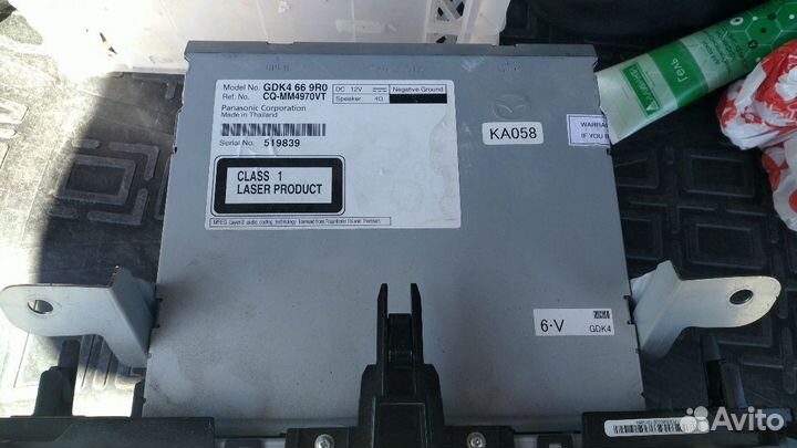 Магнитола mazda 6 GH рестайлинг