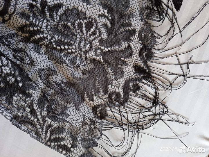 Косынка и шарфик, ажурный