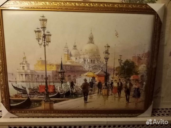 Картина в раме багет