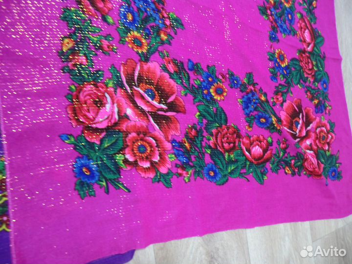 Платки.ссср -винтаж 3 штуки -люрекс