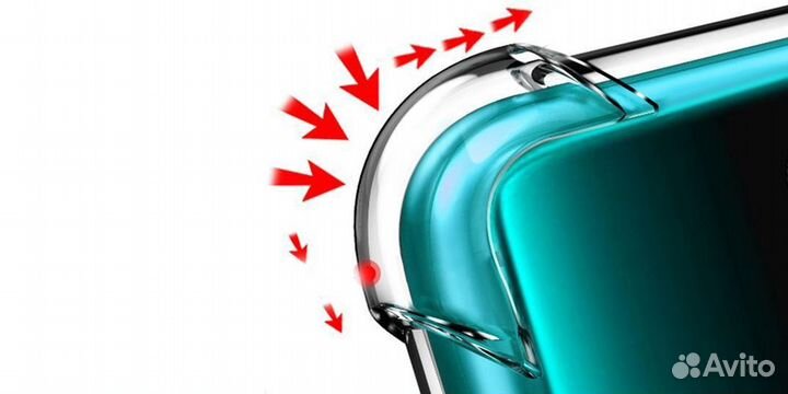 Силиконовый противоударный черный redmi note 9 PRO