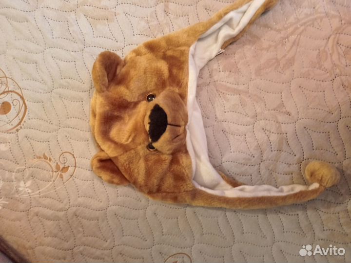 Карнавальный костюм шапочка мишки