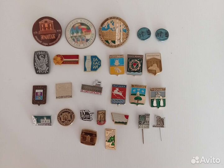 Значки ссср, города