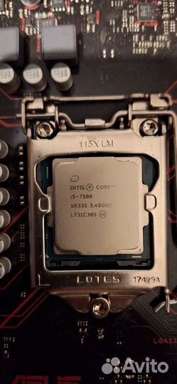 Мат. плата 1151 + процессор