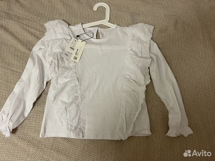 Блузка zara для девочки 134