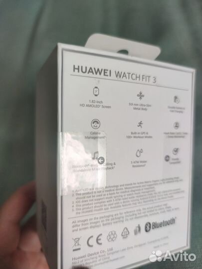 Huawei watch fit 3 NFS кожанный ремешок, новые Зап