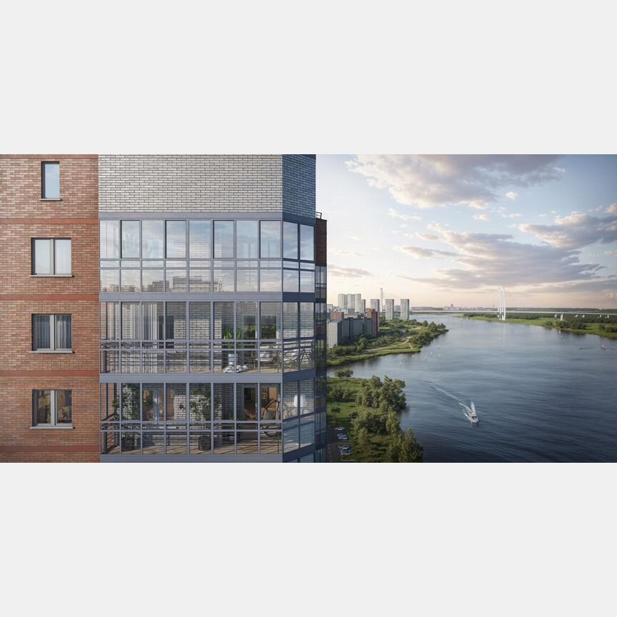 3-к. квартира, 76,7 м², 22/23 эт.