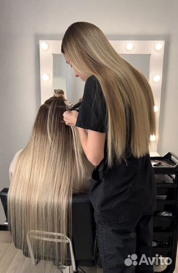 Наращивание биопротеиновых волос