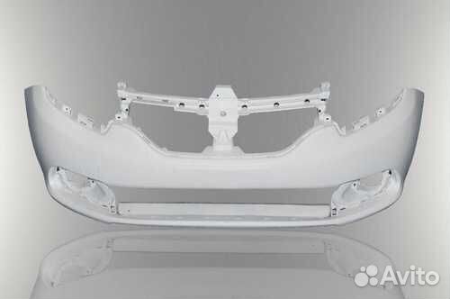 Передний бампер на Renault Logan 2 2014-2017
