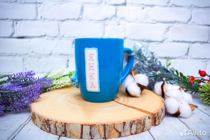 Золотая рыбка. Декор кружки на заказ