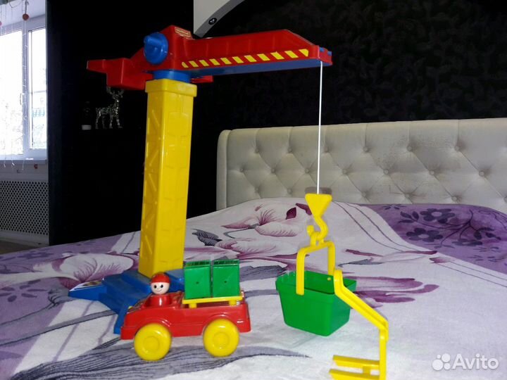 Кран башенный + автомобиль