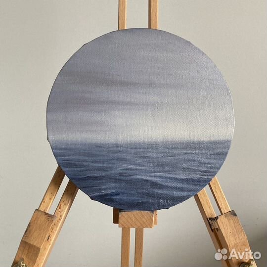 Картина маслом морской пейзаж минимализм