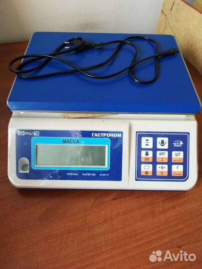 Новые электронные весы (мт-6-гастроном)