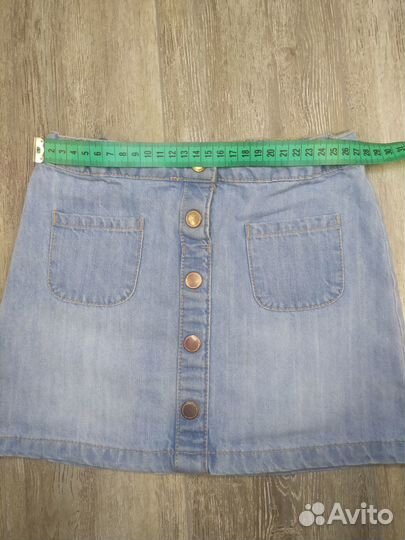 Юбка джинсовая для девочки kiabi р.6 лет