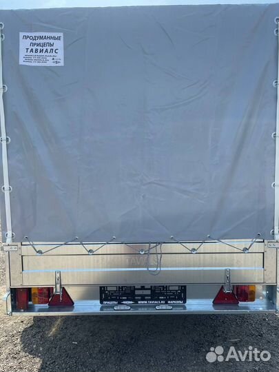 Прицеп легковой, Tavials 2.5 х1,5 с тентом Аэро