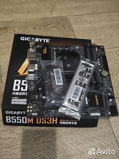 Материнская плата gigabyte b550m ds3h