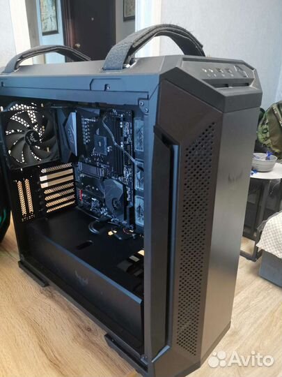Корпус Asus tuf gaming, мп gigabyte x570 aorus eli