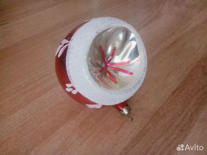 Елочные стеклянные игрушки СССР и коробки для конф