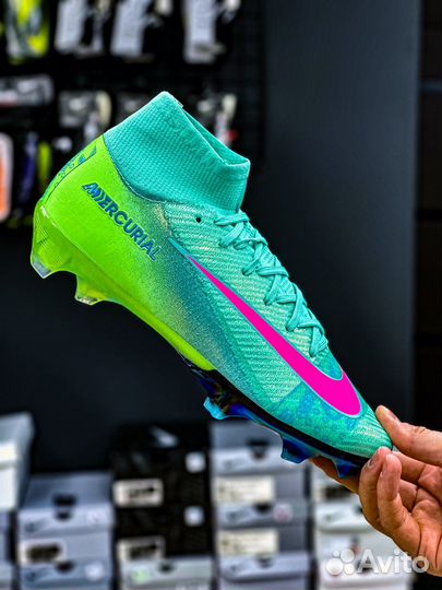 Хит сезона бутсы nike mercurial air zoom (шипы FG)