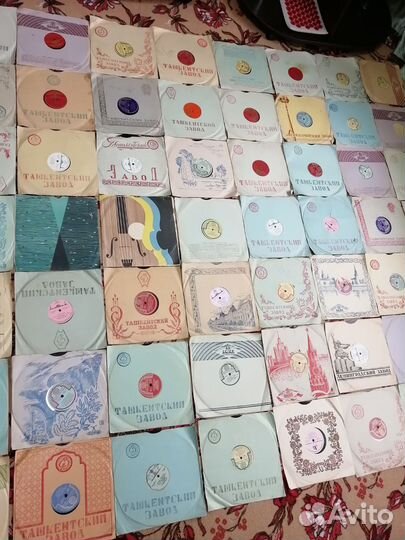 Пластинки для патефона, 81шт