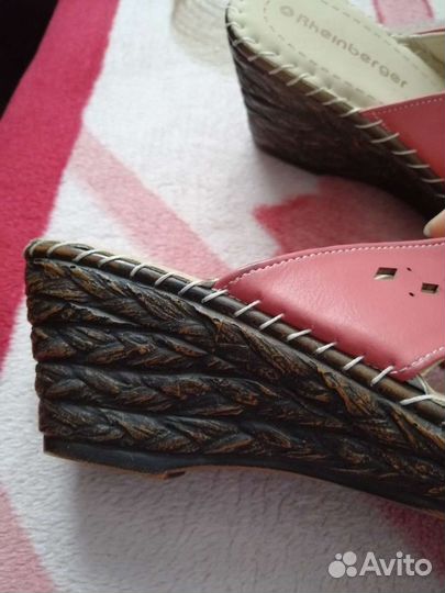 Летние туфли нат кожа 41р