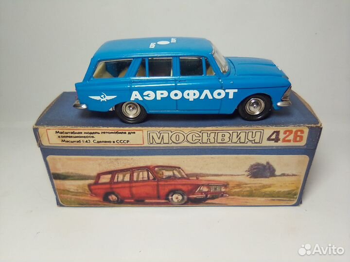 Москвич 426 ранний номерной без ми 1976г. 1:43