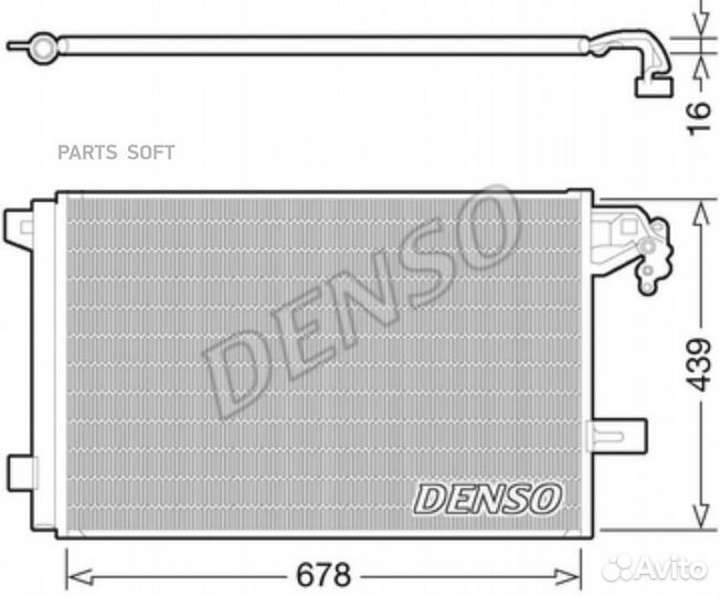 Радиатор кондиционера DCN32063