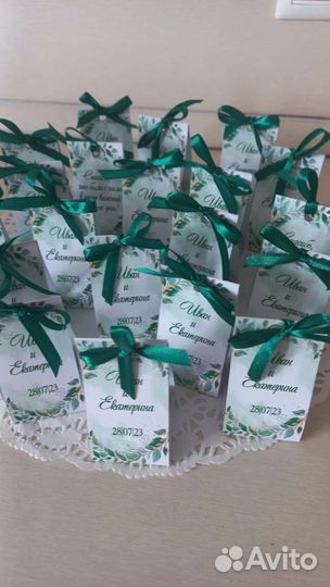 Свадебные бонбоньерки