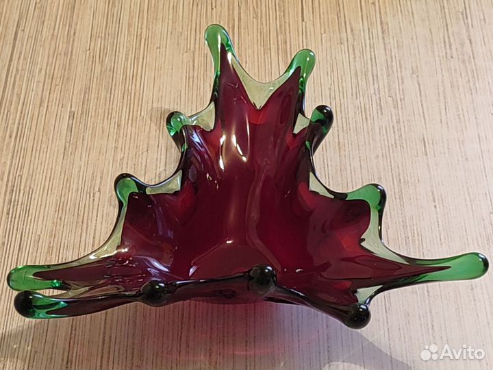 Ваза. Конфетница. Чехословакия. Большая. Длина - 3