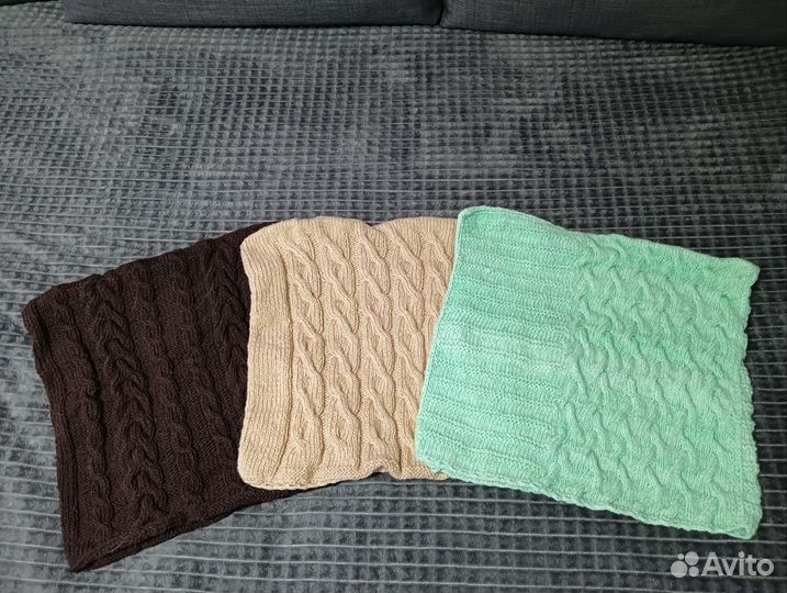 Вязанные подушечки
