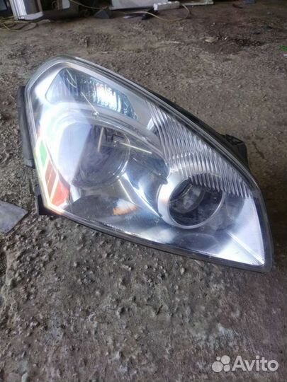 Фара правая nissan qashqai j10 дорест ксенон