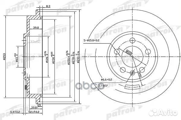 Барабан тормозной С буртом skoda: octavia 96