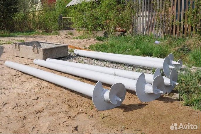 Сваи винтовые метталические