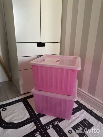 Контейнер (ящик для игрушек) IKEA vessla