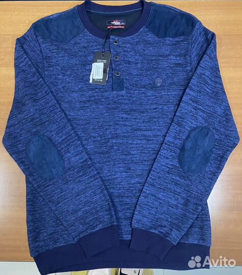 Джемпер мужской новый 58 размер 70 % шерсти